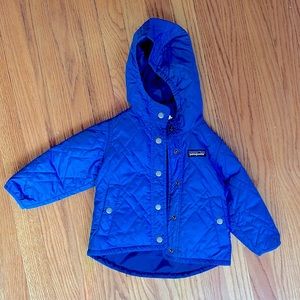 Patagonia Baby Reversible Diamond Quilt Hoody Jacket